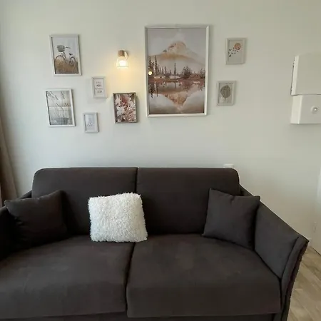Le Bout Du Studio Renove Avec Balcon Et Vue Sur La Montagne Apartment